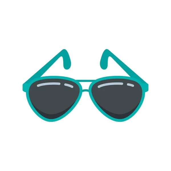 Cruise sunglasses icon flat isolated vector — Archivo Imágenes Vectoriales