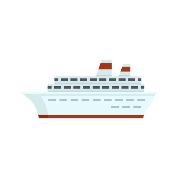 Voyage cruise icon flat isolated vector — стоковый вектор