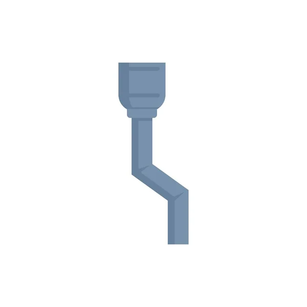 Maintenance gutter icon flat isolated vector — ストックベクタ