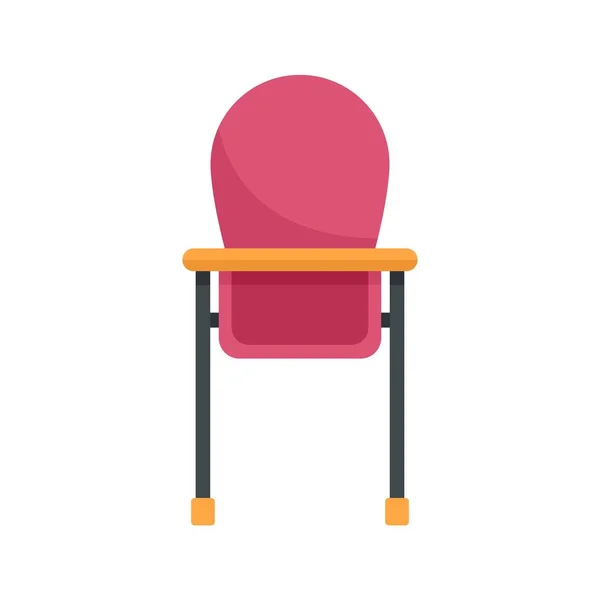 Feeding chair icon flat isolated vector — стоковый вектор