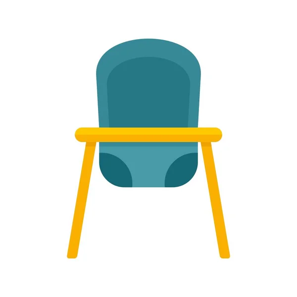 Baby feeding chair icon flat isolated vector — стоковый вектор