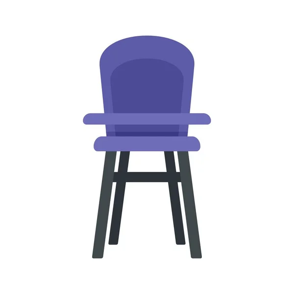 Home feeding chair icon flat isolated vector — Stock Vector