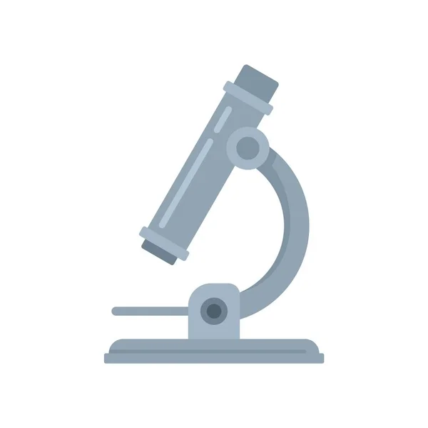 Medical microscope icon flat isolated vector — Stockvektor