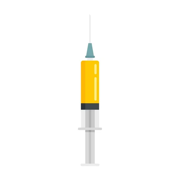 Measles syringe icon flat isolated vector — Vettoriale Stock