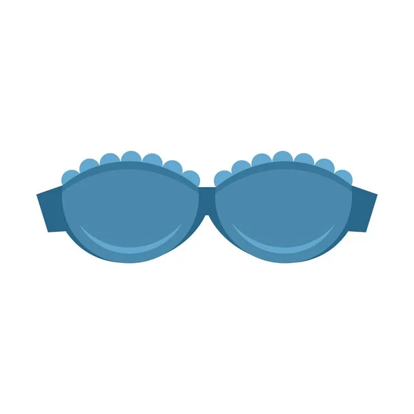 Style bra icon flat isolated vector — Archivo Imágenes Vectoriales