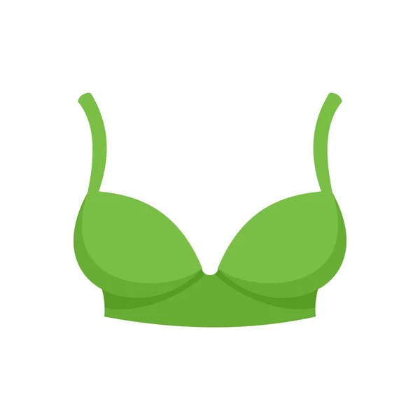 Breast bra icon flat isolated vector — ストックベクタ
