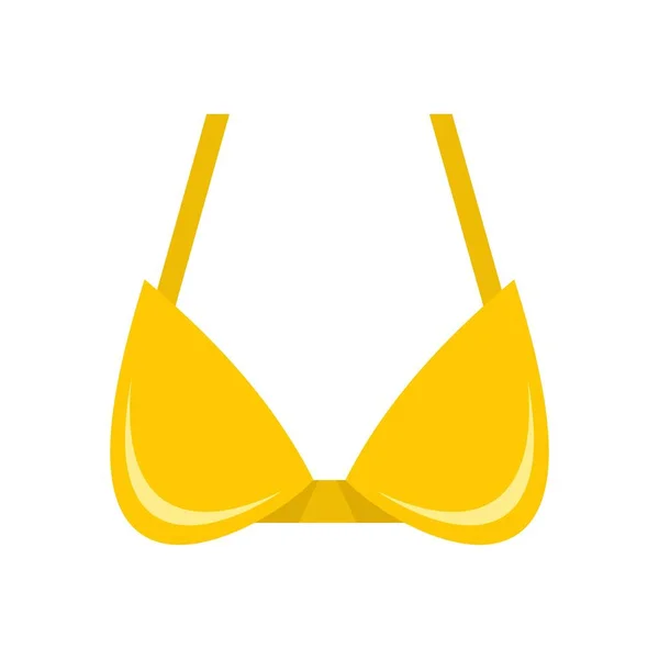 Modern bra icon flat isolated vector — Stock Vector