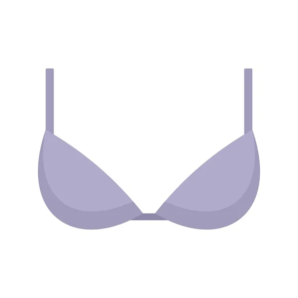 Erotic bra icon flat isolated vector — Wektor stockowy