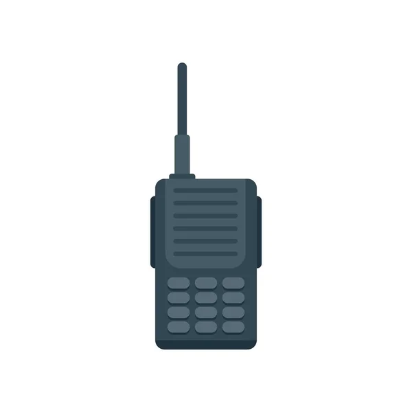 Safari hunting walkie talkie icon flat isolated vector — ストックベクタ