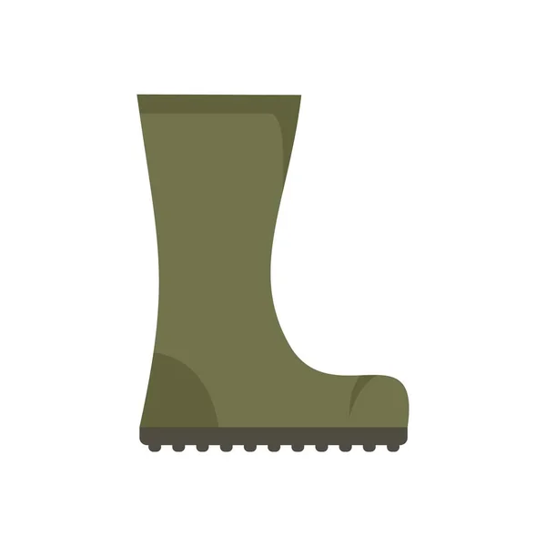Fisherman water boot icon flat isolated vector — Vector de stock