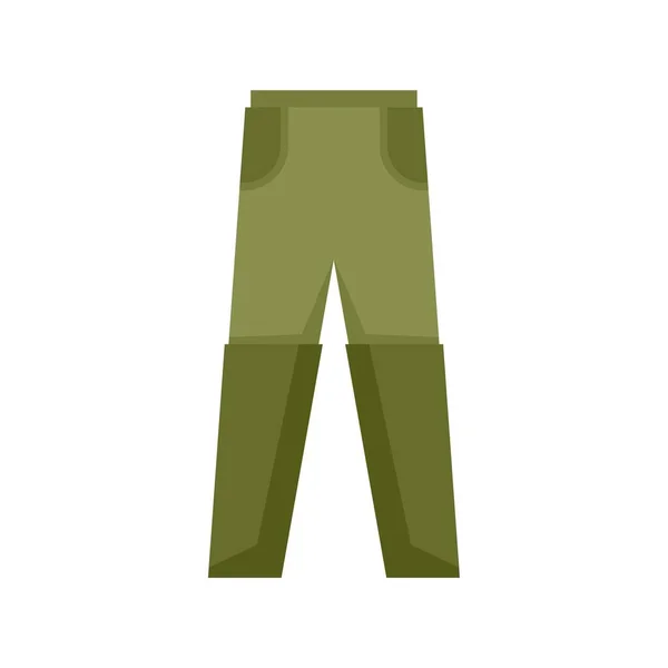 Pescador nuevos pantalones icono plano aislado vector — Archivo Imágenes Vectoriales