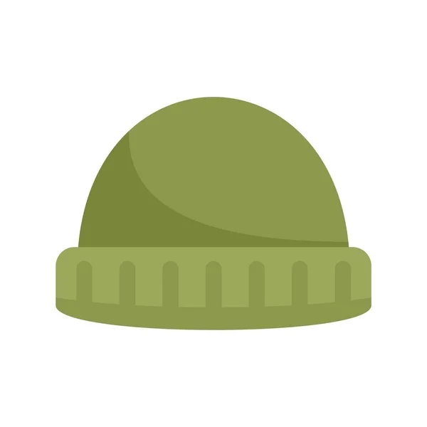 Fisherman cap icon flat isolated vector — Image vectorielle