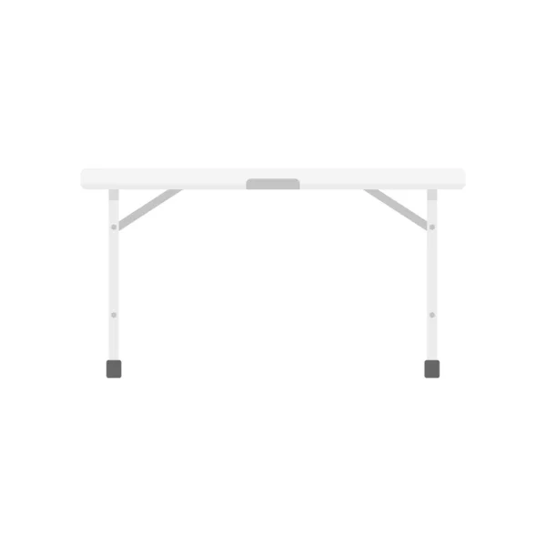Folding table icon flat isolated vector — стоковый вектор