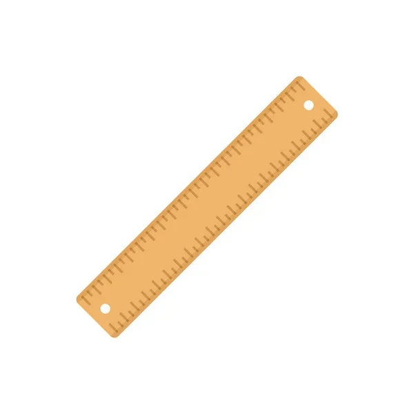Geometry ruler icon flat isolated vector — Stockvektor