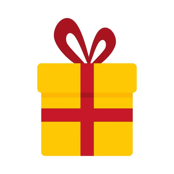 Bribery gift box icon flat isolated vector — Stock Vector