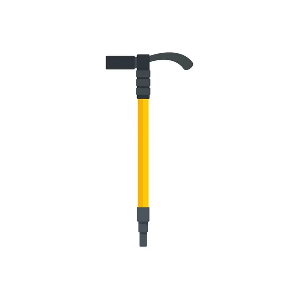 Industrial climber axe icon flat isolated vector — 스톡 벡터