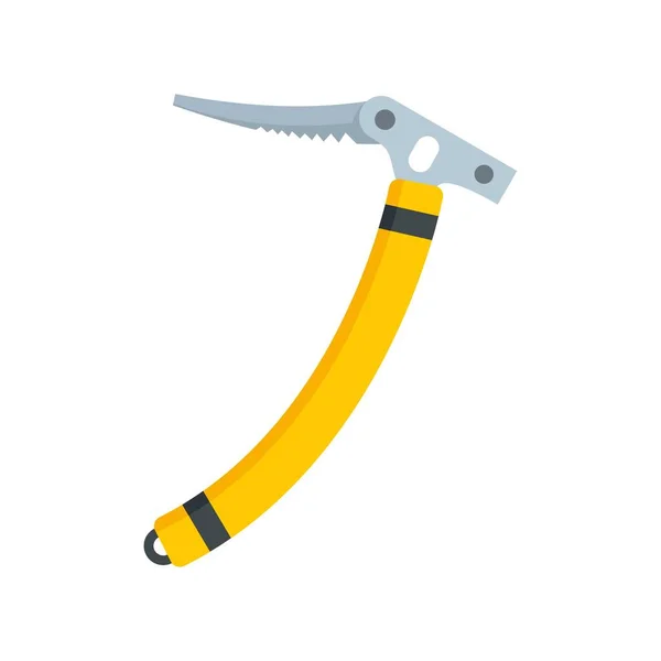Industrial climber ice axe icon flat isolated vector — Image vectorielle