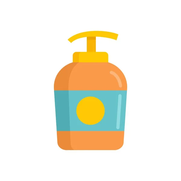 Dispenser soap icon flat isolated vector — Vettoriale Stock