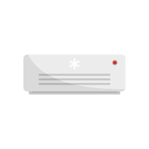 Room service air conditioner icon flat isolated vector — Vetor de Stock