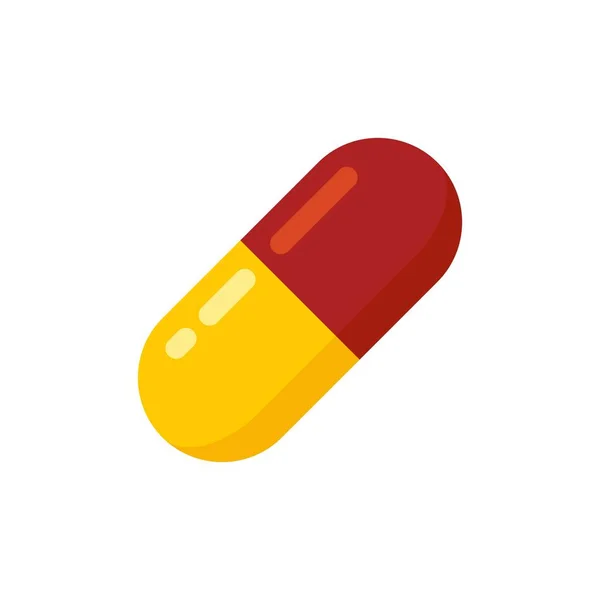 Manicurist capsule icon flat isolated vector — Image vectorielle