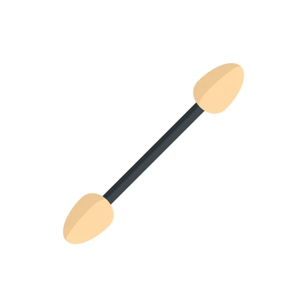 Manicurist sponge stick icon flat isolated vector — стоковый вектор