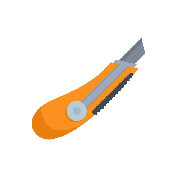Cutter equipment icon flat isolated vector — Stockvector