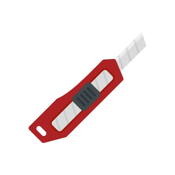 Cutter sharp icon flat isolated vector — ストックベクタ