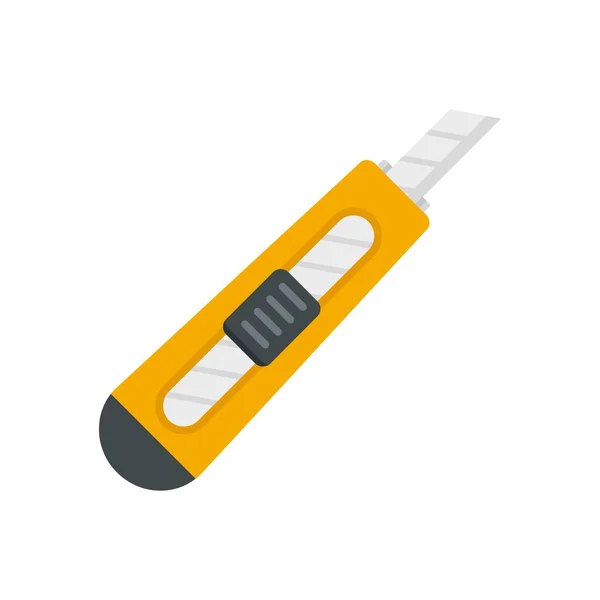 Cutter tool icon flat isolated vector — 图库矢量图片