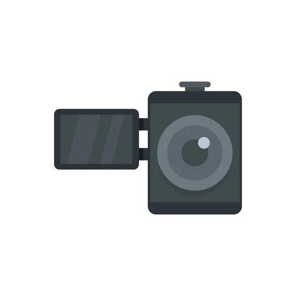 Home video camera icon flat isolated vector — Image vectorielle