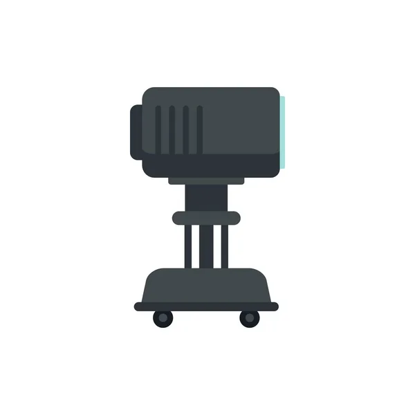Stage director light device icon flat isolated vector —  Vetores de Stock