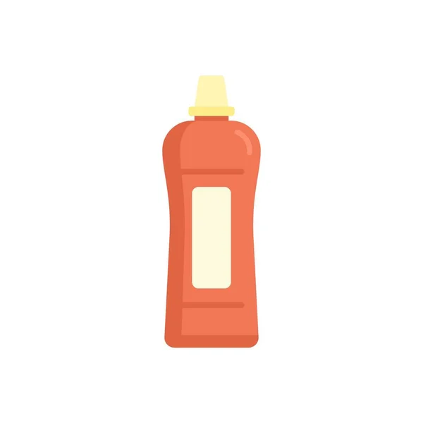 Cleaner bottle icon flat isolated vector — стоковый вектор