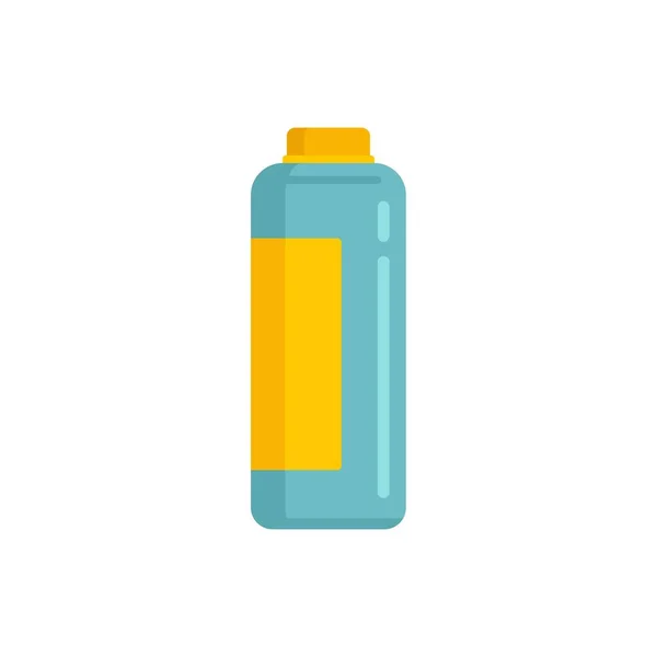 Powder cleaning bottle icon flat isolated vector — Vetor de Stock