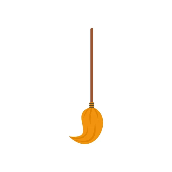 Cleaning broom icon flat isolated vector — 图库矢量图片