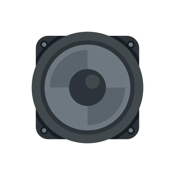 Car music speaker icon flat isolated vector — Image vectorielle