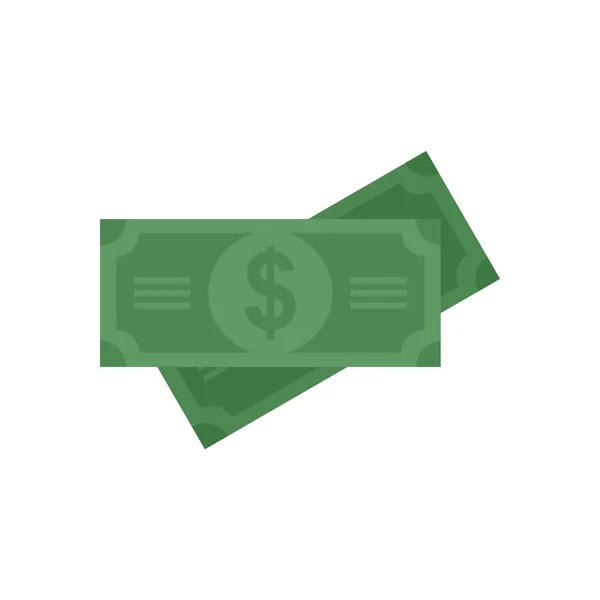 Cash realtor icon flat isolated vector — 스톡 벡터