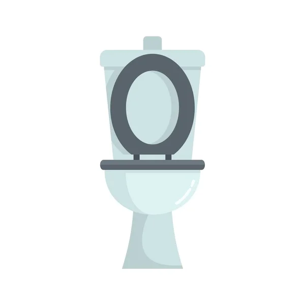 Home toilet icon flat isolated vector — 스톡 벡터