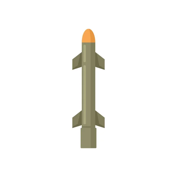 Missile explosion icon flat isolated vector — Vector de stock