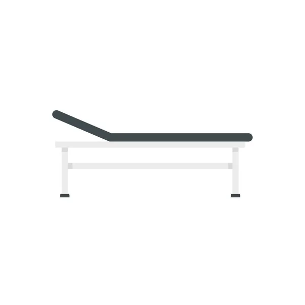 Magnetic resonance imaging bed icon flat isolated vector — 스톡 벡터