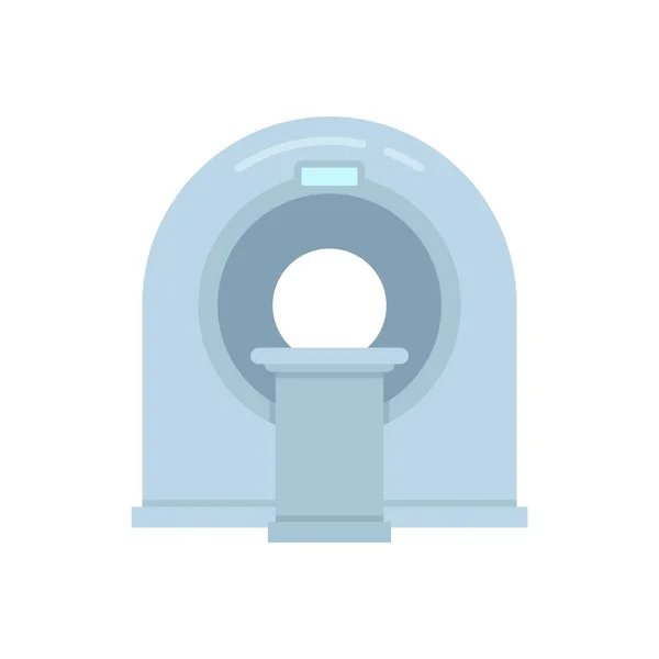 Circle magnetic resonance imaging icon flat isolated vector —  Vetores de Stock