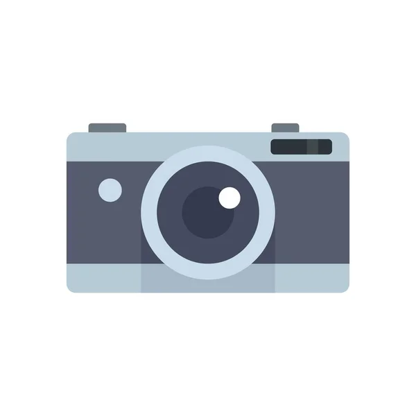Investigator camera icon flat isolated vector — Image vectorielle