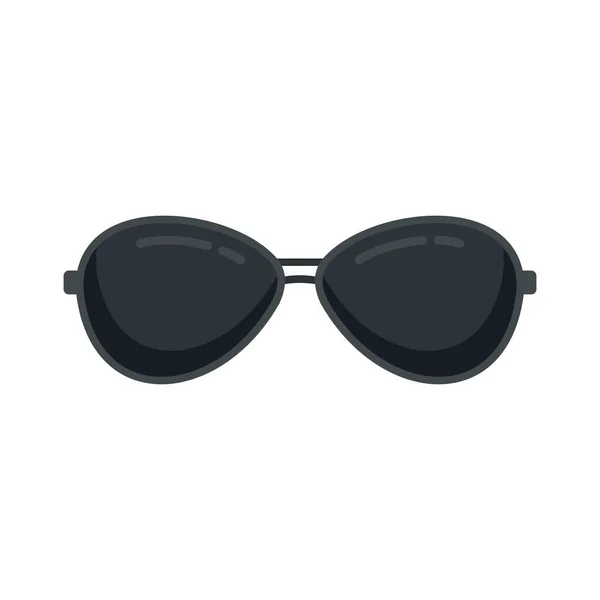 Ícone de óculos de sol policial vetor isolado plano —  Vetores de Stock