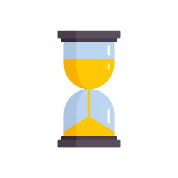 Prosecutor hourglass icon flat isolated vector — Image vectorielle