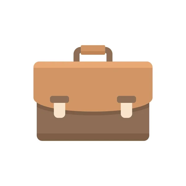 Notary briefcase icon flat isolated vector — Stockvektor