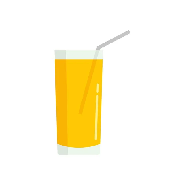 Bar drink glass icon flat isolated vector — Vector de stock