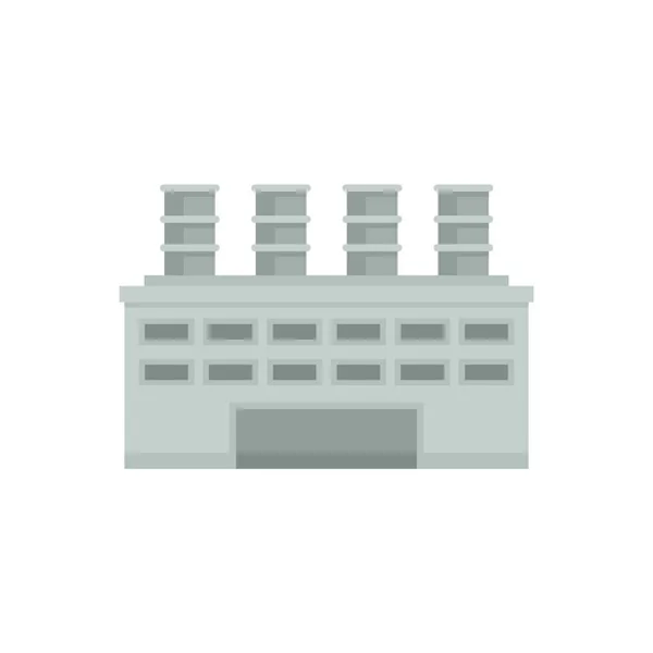 Storage recycle factory icon flat isolated vector — Stockový vektor