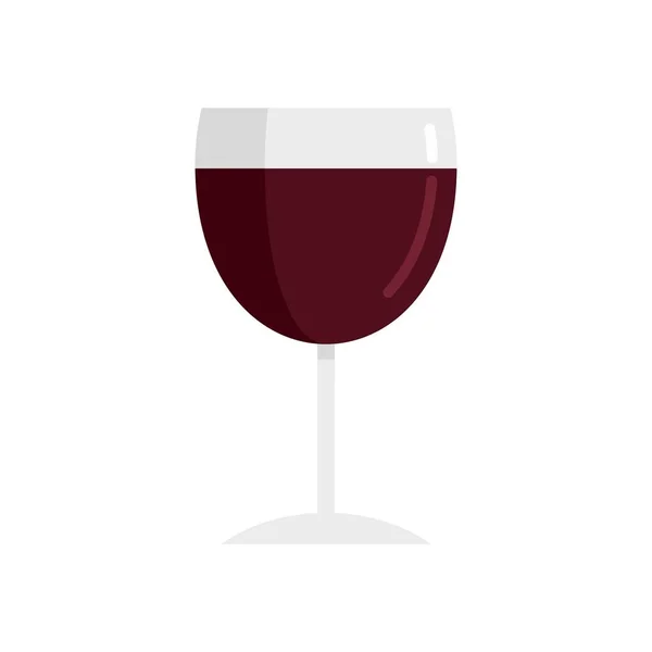 French wine glass icon flat isolated vector — стоковый вектор