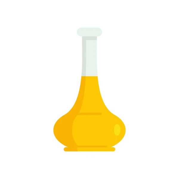 Cake oil bottle icon flat isolated vector — 图库矢量图片