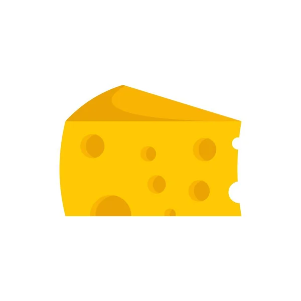 Sommelier icono de queso plana vector aislado — Vector de stock