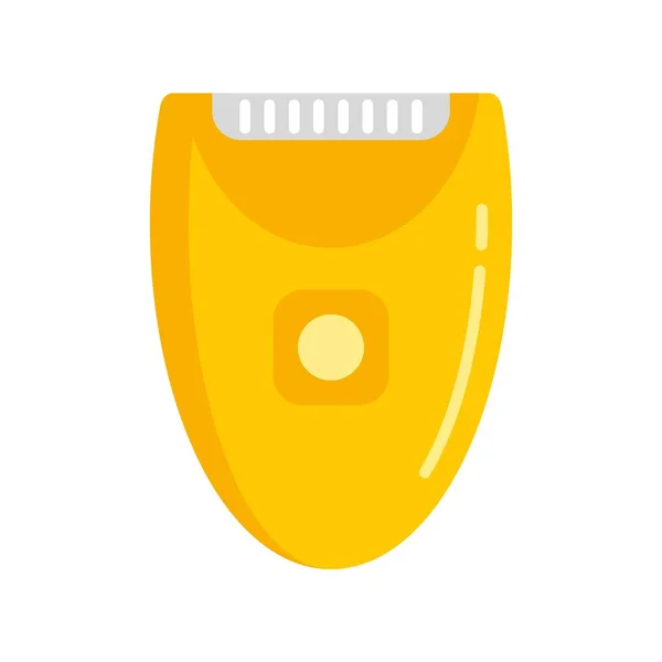 Woman shaver icon flat isolated vector — ストックベクタ
