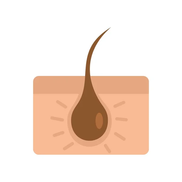 Hair removal icon flat isolated vector — стоковый вектор